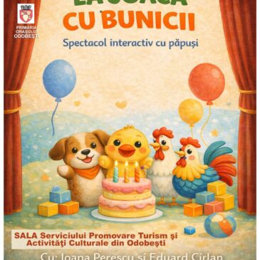 O invitație la teatru pentru copiii din Odobești